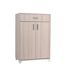 MOBILE MULTIUSO 118 x 81 x 44CM ROVERE SBIANCATO