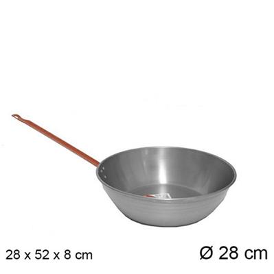 PENTOLA ALTA 1 MANICO 28 CM FERRO
