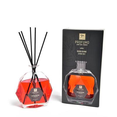 PROFUMATORE CON BACCHETTI ROSSO DIVINO 700 ML
