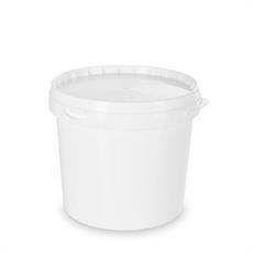 SECCHIO CON COPERCHIO 11,2 LT BIANCO