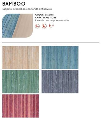 TAPPETO BAMBOO 50 X 120 CM COLORI ASS