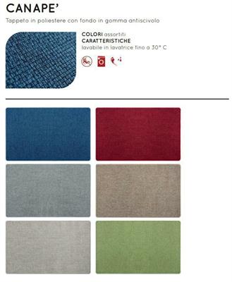 TAPPETO CANAPE 50 X 120 CM COLORI ASS