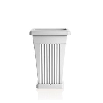 VASO PIRAMIDE 40 X 40 X H59 CM BIANCO