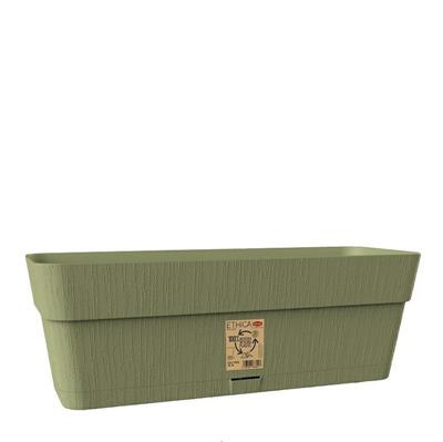 VASO BALCONETTA ETHICA 30 CM VERDE OLIVA