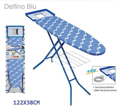 ASSE DA STIRO CON PRESA ELETTRICA DELFINO BLU