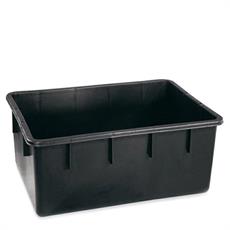 CASSA RETTANGOLARE IN PLASTICA 160LT COLORE NERO
