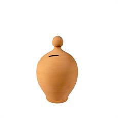 SALVADANAIO TERRACOTTA ARTIGIANALE 3° MISURA 20 CM
