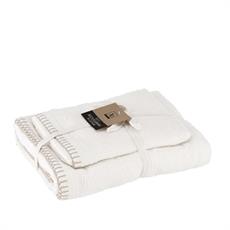 ASCIUGAMANO ROB BIANCO SET 2 PZ 40 X 55 / 55 X 100 CM