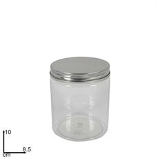 BARATTOLO PLASTICA CON TAPPO 8,5 X 10 CM