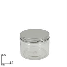 BARATTOLO PLASTICA CON TAPPO 8,5 X 6,5 CM
