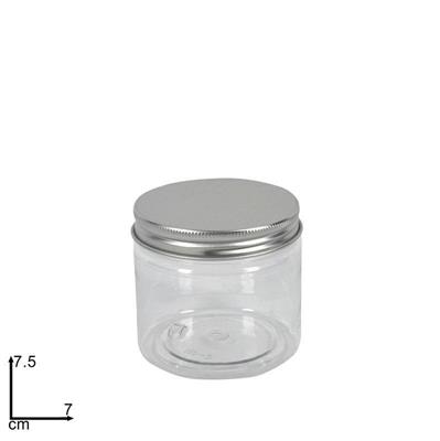 BARATTOLO PLASTICA CON TAPPO 7 X 7,5 CM