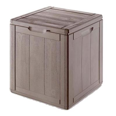 BAULE IN PLASTICA 90 LT COLORE MARRONE