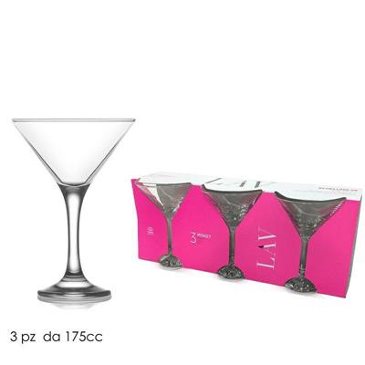BICCHIERE COCKTAIL MISKET 175 CC CONF. 3 PZ