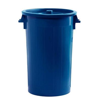 BIDONE MILLEUSI 100LT CON COPERCHIO COLORE BLU