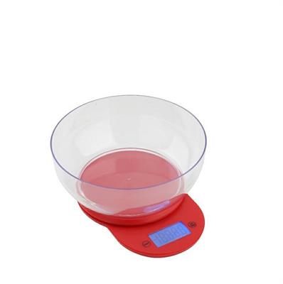 BILANCIA CUCINA DIGITALE 5KG/1GR COLORE ROSSO