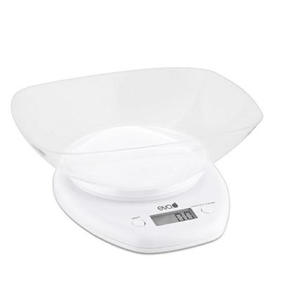 BILANCIA DA CUCINA DIGITALE COLORE BIANCO 5 KG / 1 GR EVA