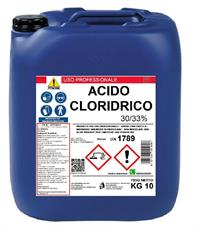 ACIDO CLORIDRICO SOLUZIONE 30/33% TANICA 10 KG