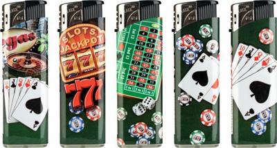 ACCENDINO LUX TURBO CASINO CONF. 50PZ ART. 6355