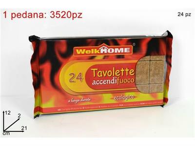 ACCENDIFUOCO ECOLOGICO FIRE 24 CUBI