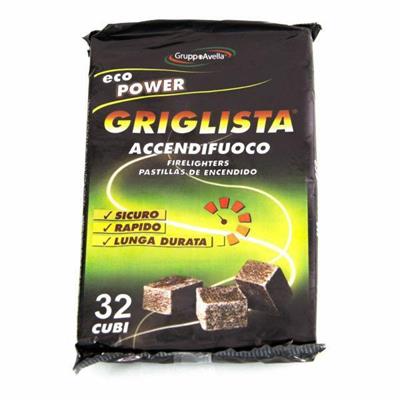 ACCENDIFUOCO GRIGLISTA TAVOLETTE 32PZ POWER ECO