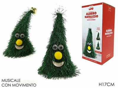 ALBERO NATALIZIO DANZANTE 17CM