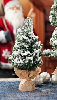 ALBERO DI NATALE INNEVATO D.23XH47CM