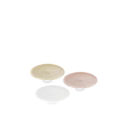 ALZATA IN VETRO HECTOR 21 X H10 CM COLORI ASS