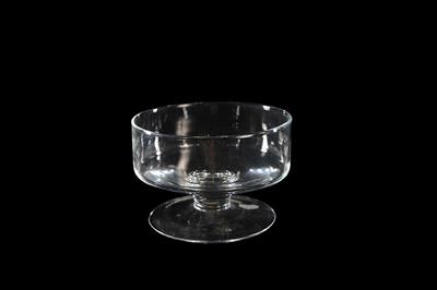 ALZATA CON PIEDE IN VETRO TRASPARENTE 16XH11CM