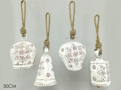 APPENDINO CAMPANACCIO 30CM COLORE BIANCO 4MODELLI ASS.