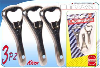 APRIBOTTIGLIE IN ACCIAIO 3PZ 10CM