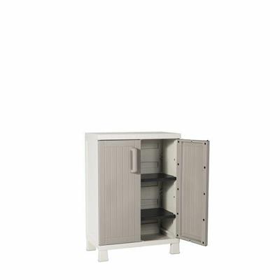 ARMADIO WOOD MIDI MODELLO BASSO 2ANTE 2RIPIANI 65X37XH93CM C