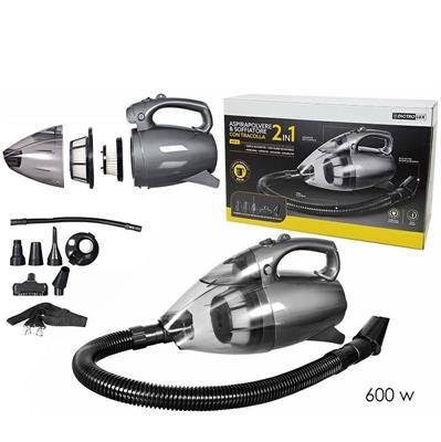 ASPIRAPOLVERE PORTATILE CON ACCESSORI 600 W GRIGIO