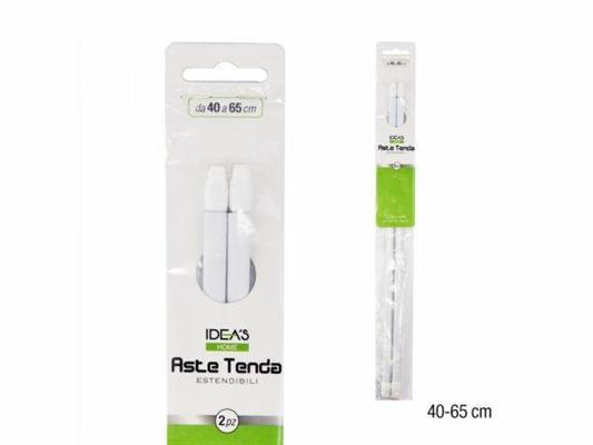 ASTA PER TENDA PIATTA DA 40 A 65CM SET 2PZ