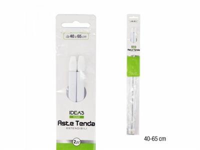 ASTA PER TENDA PIATTA DA 40 A 65CM SET 2PZ
