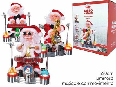 BABBO NATALE CON STRUMENTI LUCE/MUSICA/MOVIMENTO