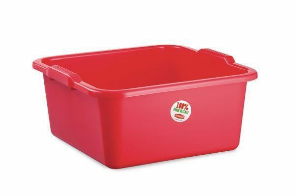 BAGNO QUADRO 30X30X12 COLORE ROSSO LAMPONE