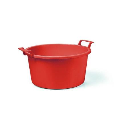 BAGNO TONDO D.30CM COLORE ROSSO CORALLO