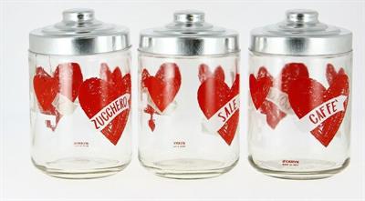 BARATTOLO VETRO 800 DECORO LOVE KITCHEN CONF. 3PZ