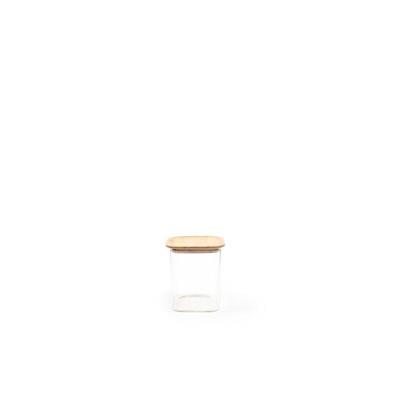 BARATTOLO BOROSILICATO COPERCHIO BAMBOO 800 ML 10 X 10 X12,5