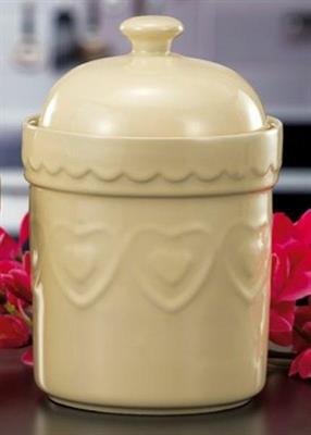 BARATTOLO CERAMICA 15XH22CM 4COLORI ASS.