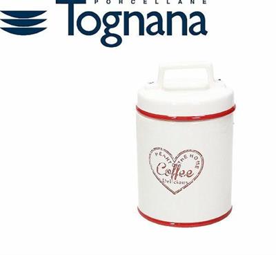 BARATTOLO CAFFE' IN CERAMICA CON COPERCHIO LOVE JAR 17CM