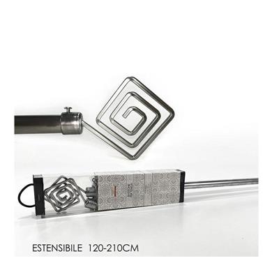 BASTONE TENDA 120 / 210 CM COLORE SILVER