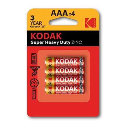 BATTERIA KODAK MINI STILO ZINCO CARBONE 1,5V 4PZ