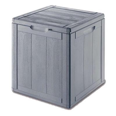BAULE IN PLASTICA 90 LT COLORE GRIGIO