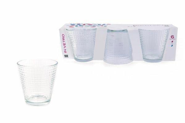 BICCHIERE IN VETRO SQUARE D.8,3XH8,8CM 26CL CONF. 6PZ