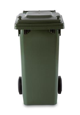 BIDONE CARRELLATO 120LT COL. VERDE ART. PSV28HD3/V