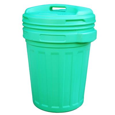 BIDONE CON COPERCHIO 40LT COLORE VERDE