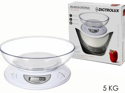 BILANCIA CUCINA DIGITALE 5 KG COLORE BIANCO