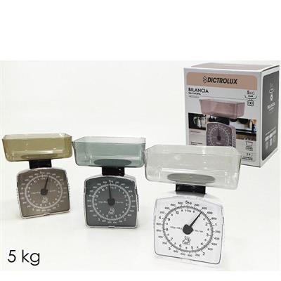 BILANCIA DA CUCINA 5 KG 3 COLORI ASS