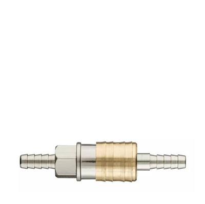 ATTACCO RAPIDO PER COMPRESSORE CON PRESA PER TUBO 6 MM